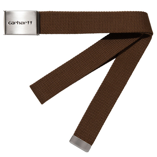 Carhartt WIP Clip Chrome Belt Tamarind