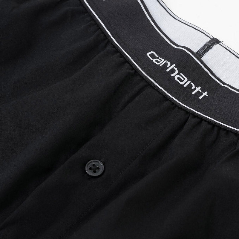Carhartt WIP Cotton Script Boxers Black