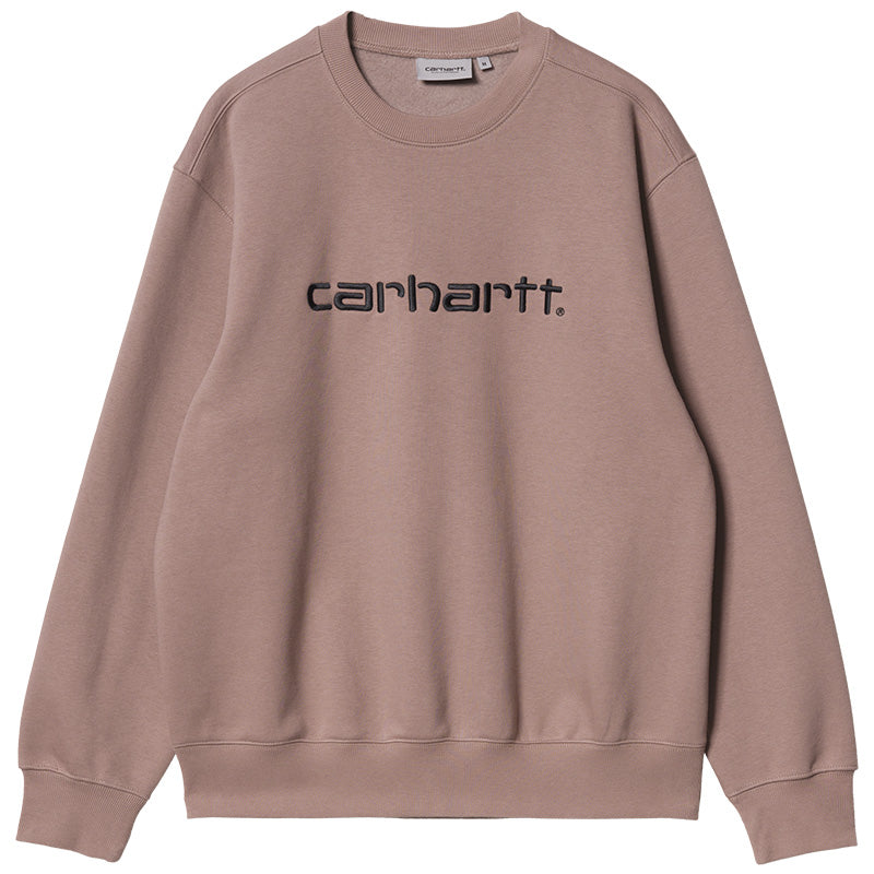 Carhartt WIP Crewneck Sweater Earthy Pink/Black