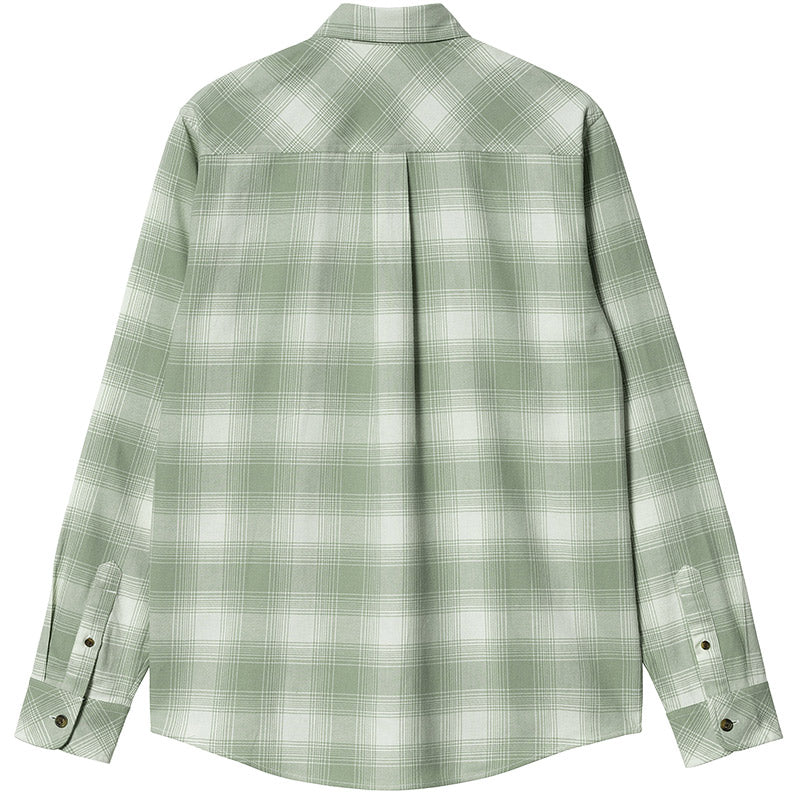 Carhartt WIP Deaver Shirt Deaver Check, Misty Sage