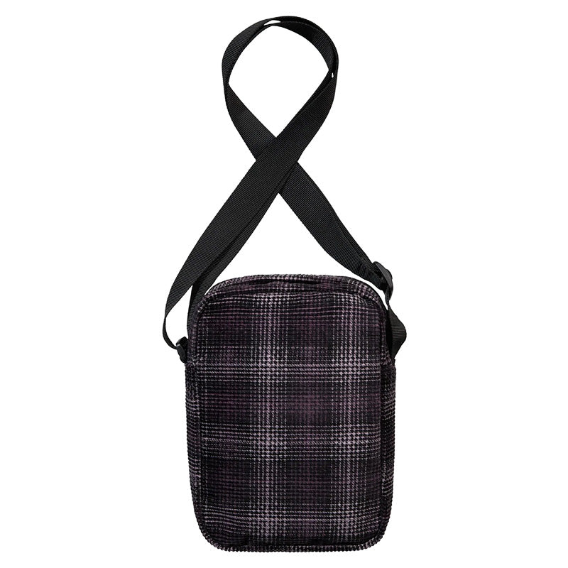 Carhartt WIP Flint Shoulder Pouch Wiley Check/ Dark Plum