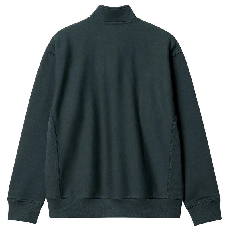 Carhartt WIP American Script Zip Sweater Dark Cedar