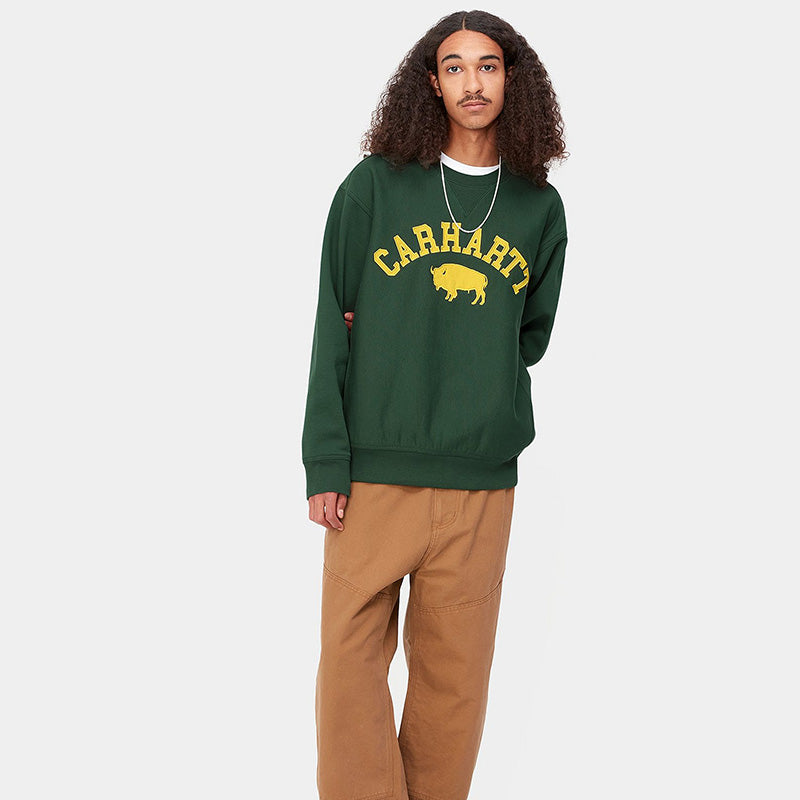 Carhartt WIP Locker Crewneck Sweater Treehouse/Yellow