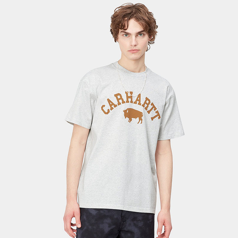Carhartt WIP Locker T-Shirt Ash Heather/Brown
