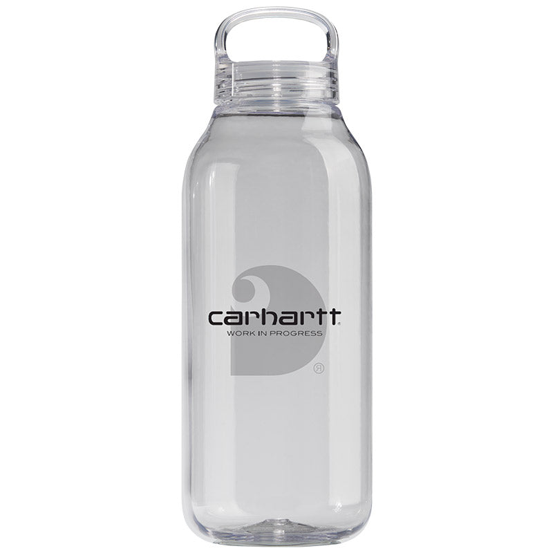 Carhartt WIP Logo Water Bottle Clear