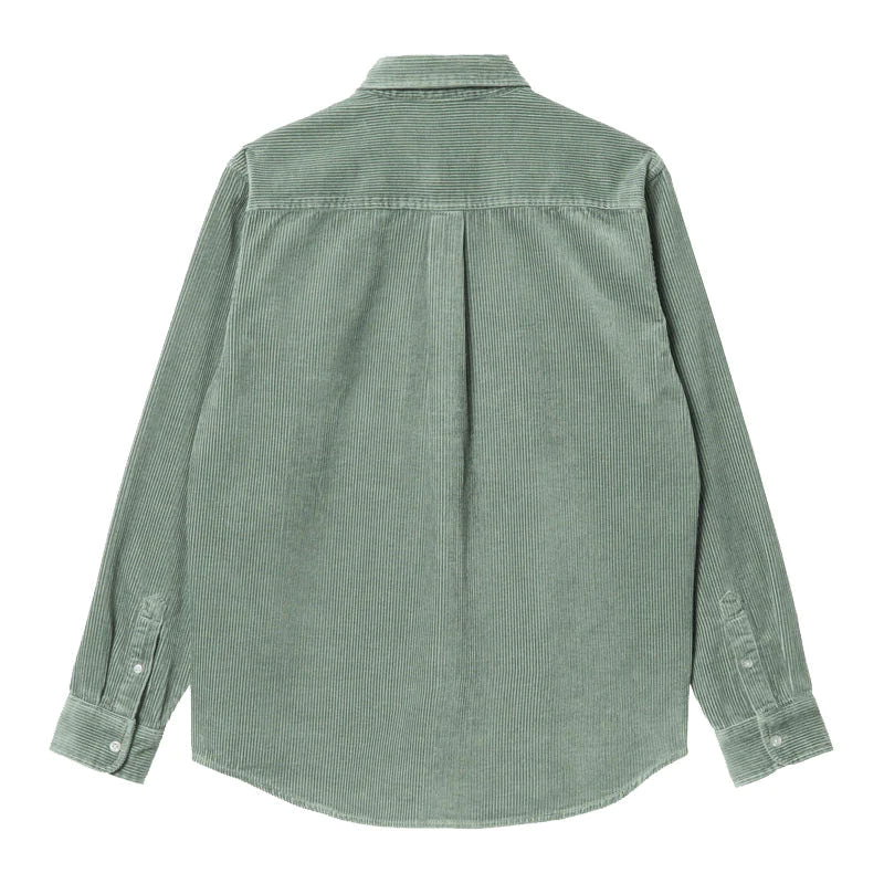Carhartt WIP Madison Cord Shirt Misty Sage/Black