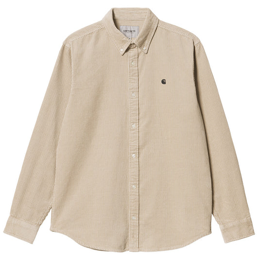 Carhartt WIP Madison Cord Shirt Wall/Black