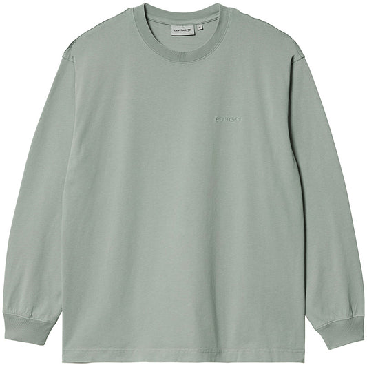 Carhartt WIP Marfa Longsleeve T-Shirt Misty Sage Moon Wash