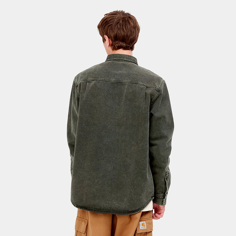 Carhartt WIP Monterey Shirt Jacket Dark Cedar Worn Washed