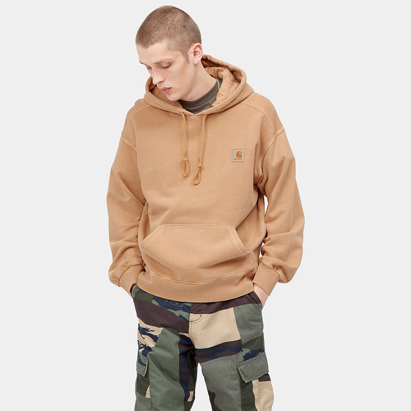 Carhartt WIP Nelson Hoodie Dusty H Brown