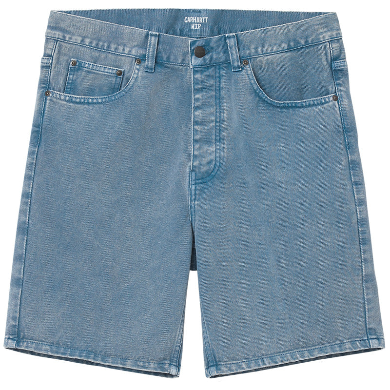 Carhartt WIP Newel Shorts Icy Water Worn Washed