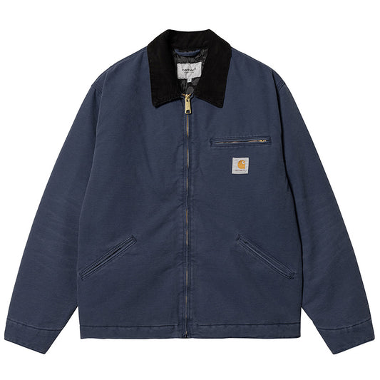 Carhartt WIP OG Detroit Jacket Enzian/Black Aged Canvas