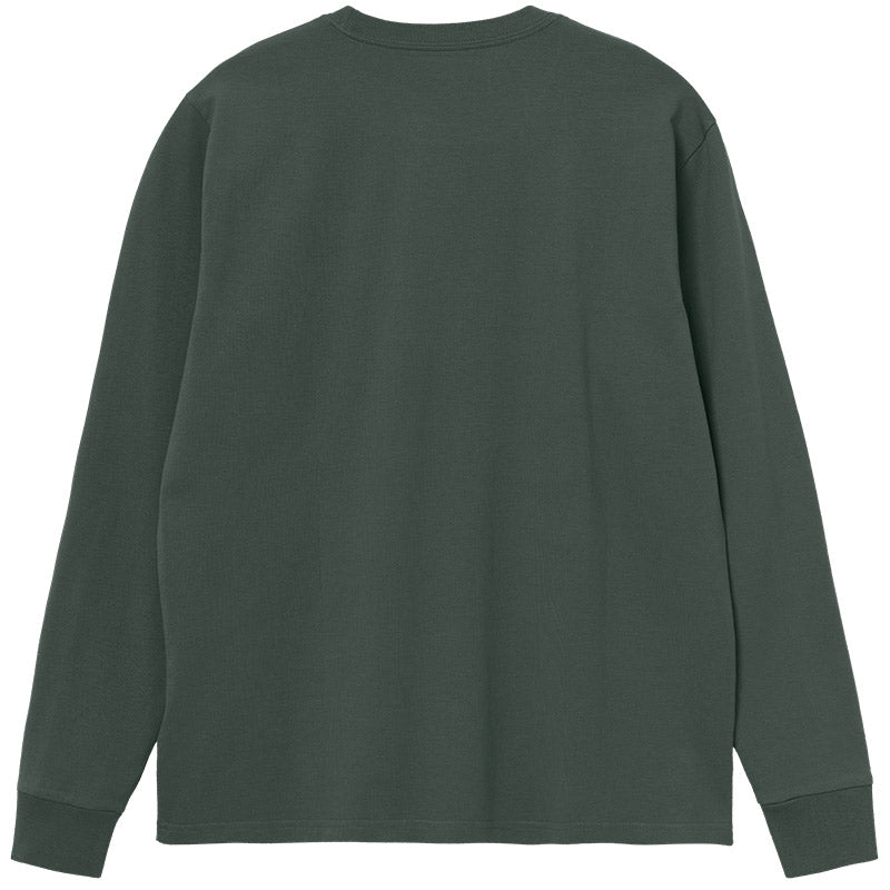 Carhartt WIP Pocket Longsleeve T-Shirt Hemlock Green