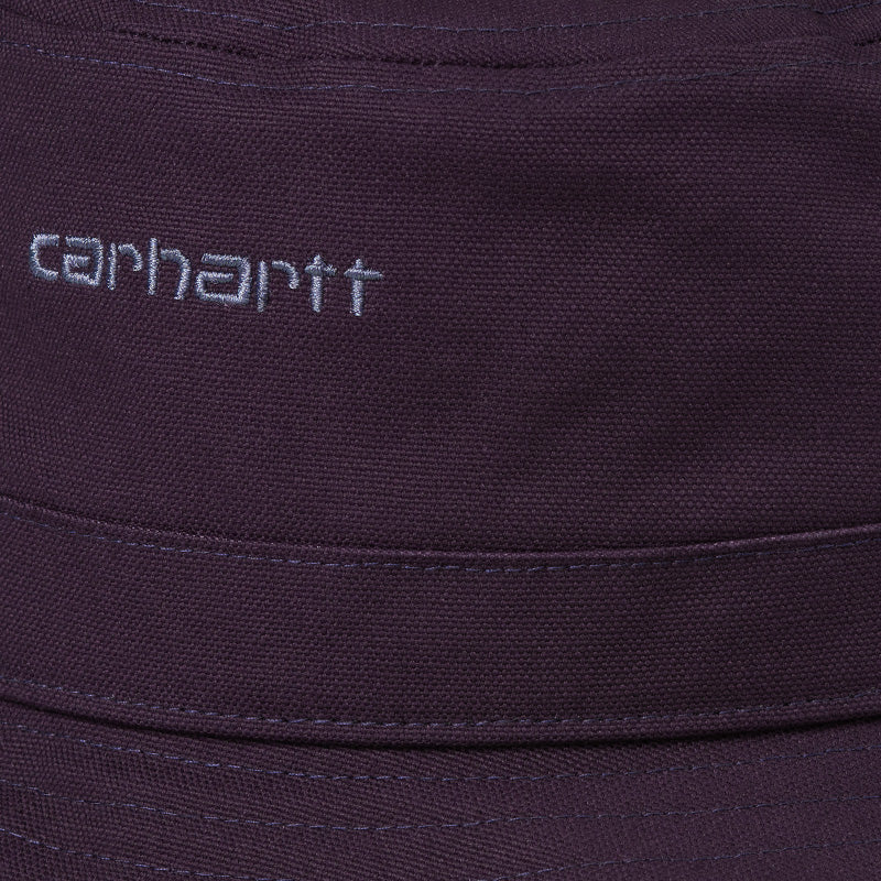 Carhartt WIP Script Bucket Hat Dark Iris/Cold Viola