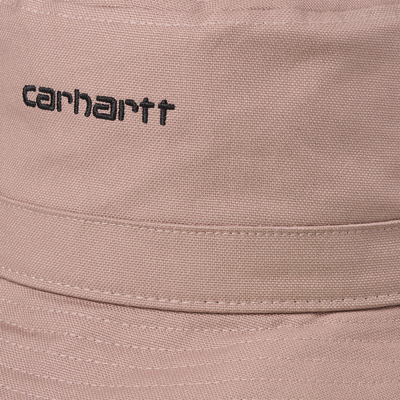 Carhartt WIP Script Bucket Hat Earthy Pink/Black