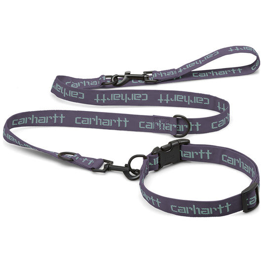 Carhartt WIP Script Dog Leash & Collar Artichoke/Misty Sage
