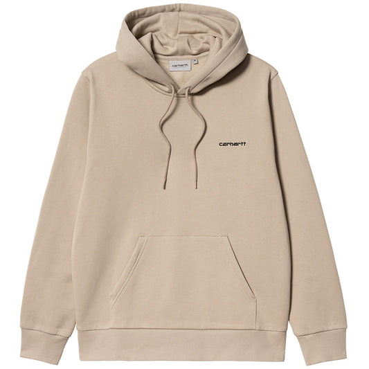 Carhartt WIP Script Embroidery Hoodie Wall/Black