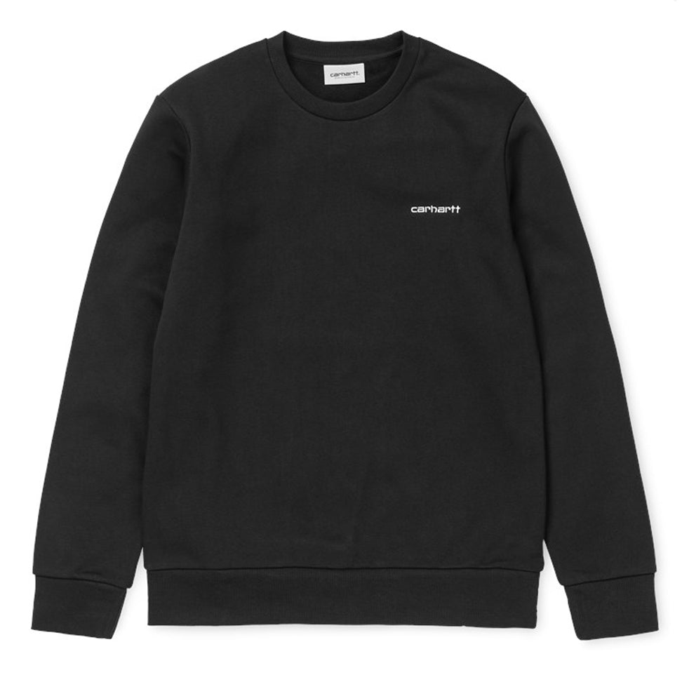 Carhartt WIP Script Embroidery Sweater Black/White