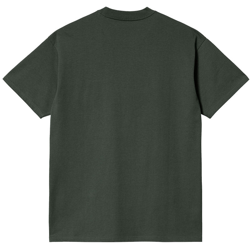 Carhartt WIP Script Embroidery T-Shirt Boxwood/White