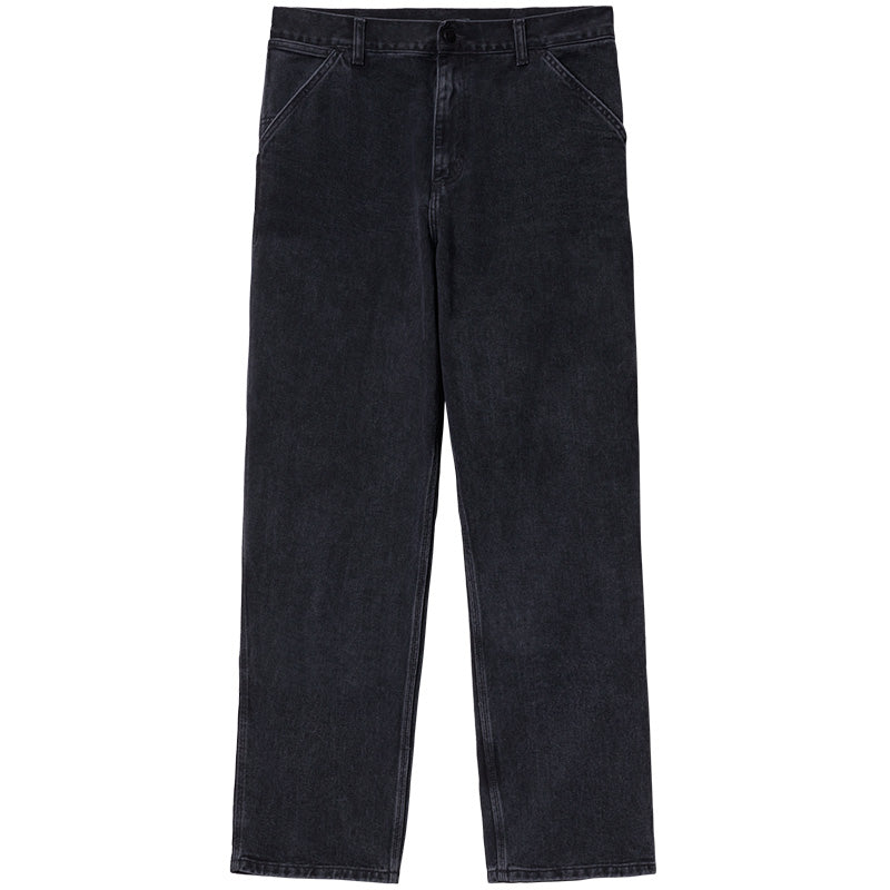 Carhartt WIP Single Knee Pants Black Stone Washed