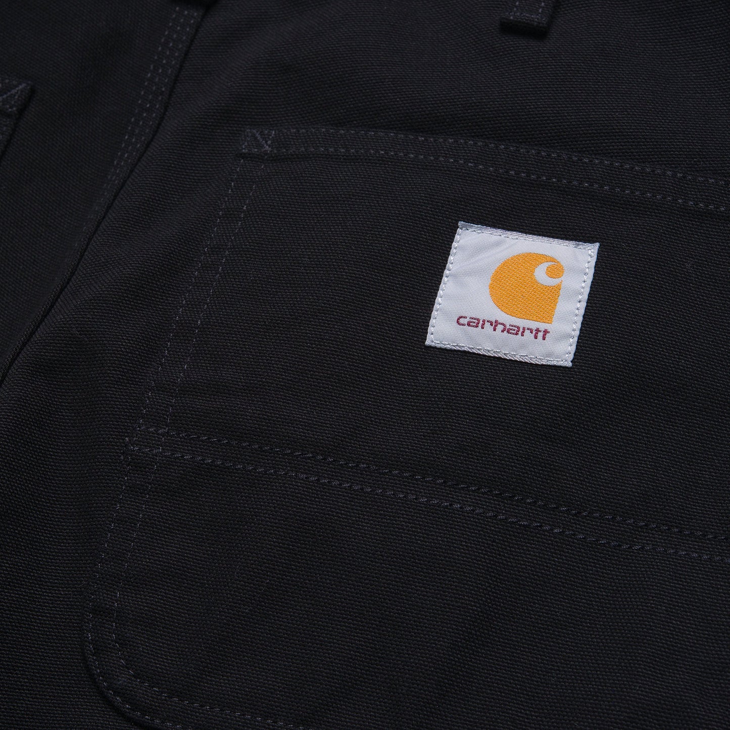 Carhartt WIP Single Knee Short Black Rinsed
