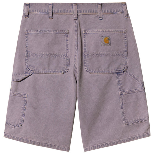Carhartt WIP Single Knee Shorts Razzmic Faded