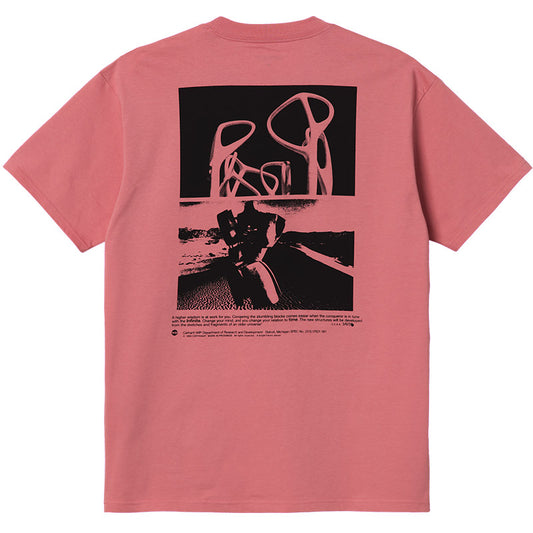 Carhartt WIP Structures T-Shirt Rothko Pink/Black
