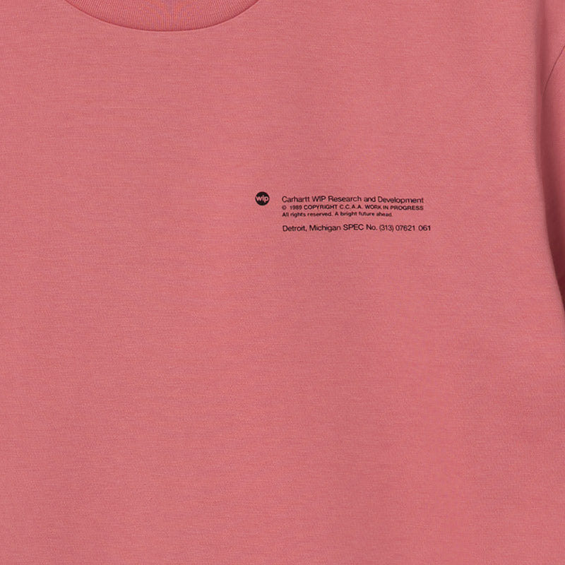 Carhartt WIP Structures T-Shirt Rothko Pink/Black