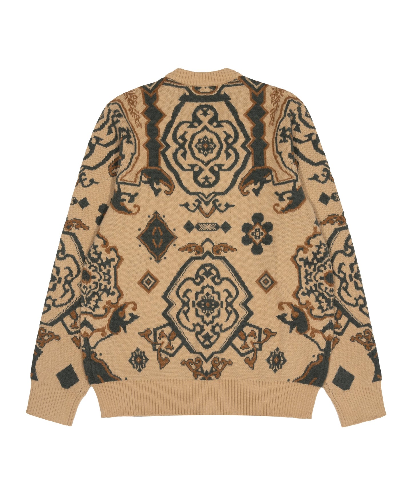Carhartt WIP Verse Cardigan Verse Jacquard, Dusty H Brown