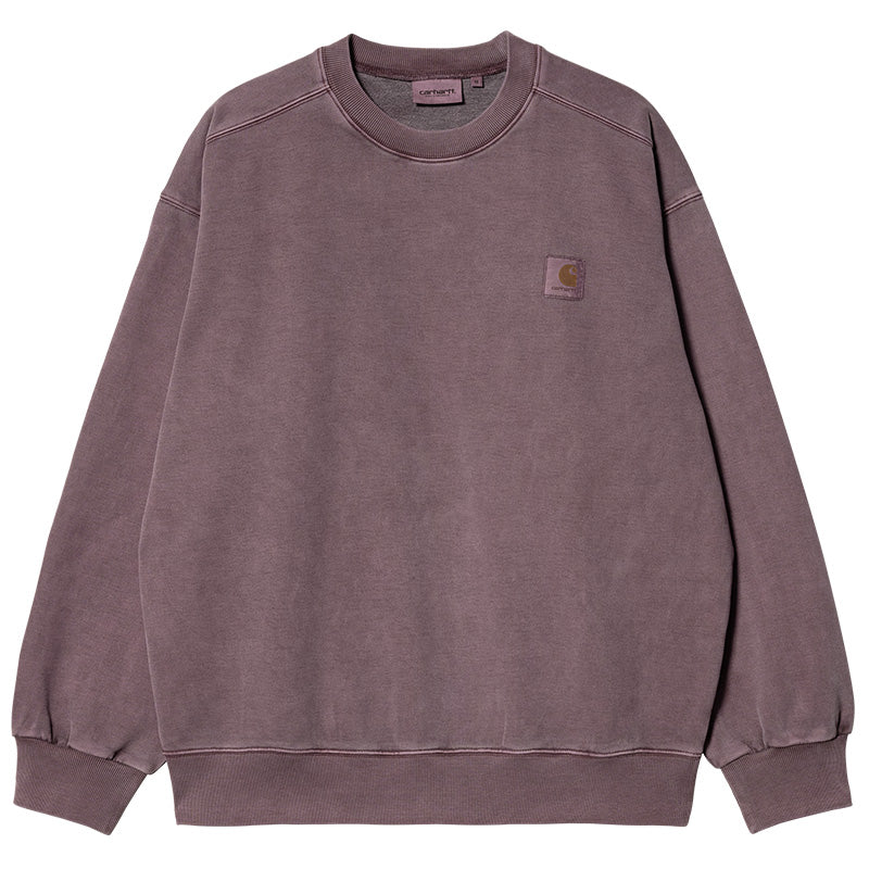 Carhartt WIP Vista Crewneck Sweater Dark Plum