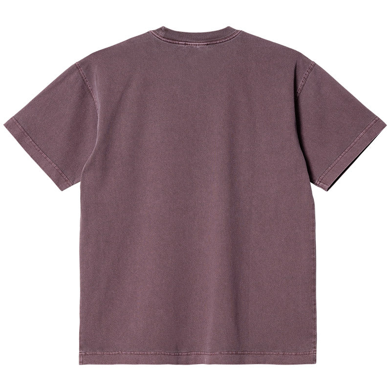 Carhartt WIP Vista T-Shirt Dark Plum Garment Dyed