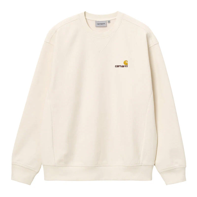 Carhartt WIP American Script Crewneck Sweater Natural