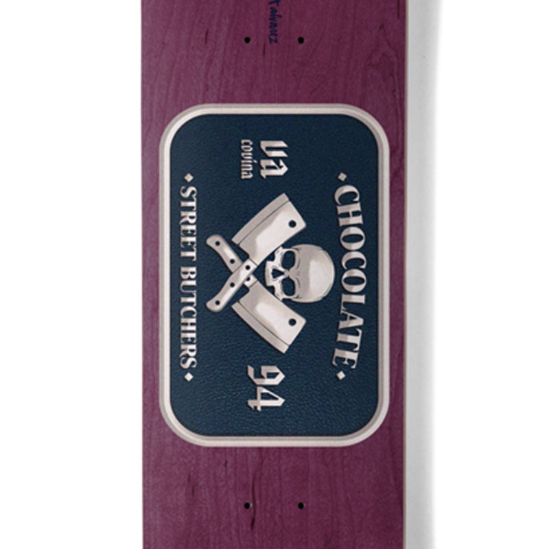 Chocolate Alvarez Car Club Skateboard Deck 8.0