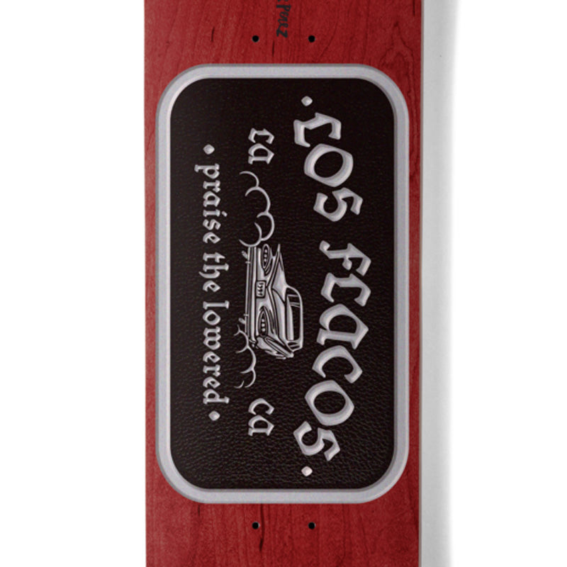 Chocolate Perez Car Club Skateboard Deck Red 8.375