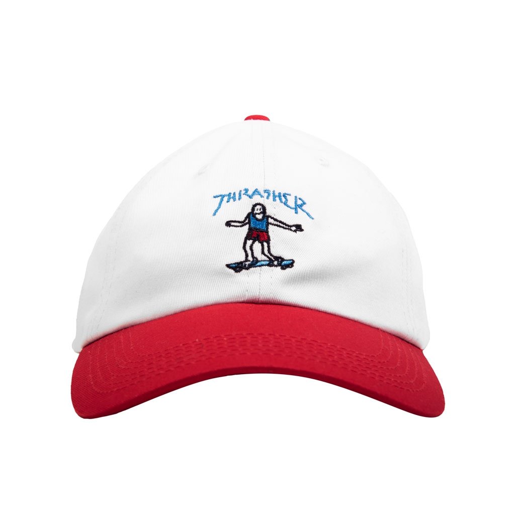 Thrasher Gonz Old Timer Hat White/Red