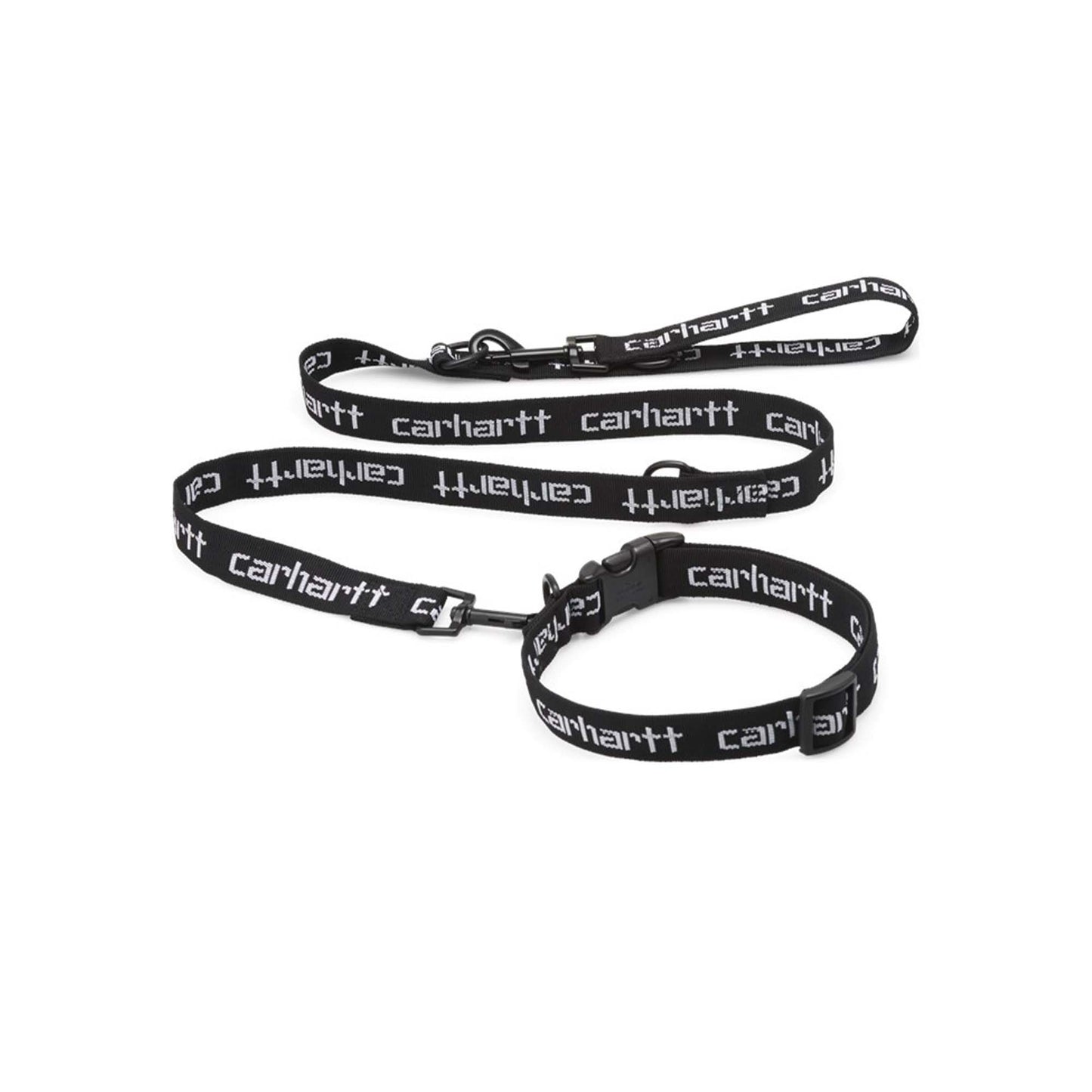 Carhartt WIP Script Dog Leash&Collar Black/White