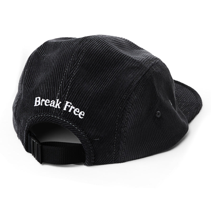 Last Resort AB Half Globe Cord 5-Panel Cap Black