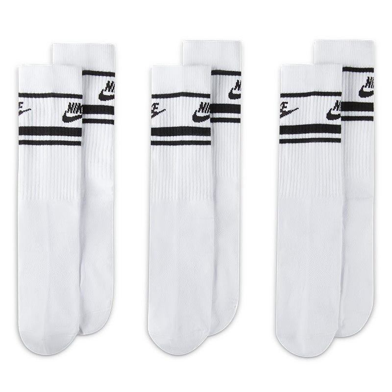 Nike SB Everyday Essential Crew Socks White/Black/Black