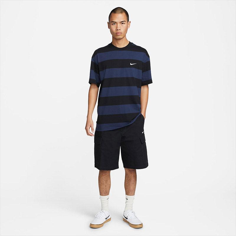 Nike SB Stripe T-Shirt Midnight Navy/Black/White