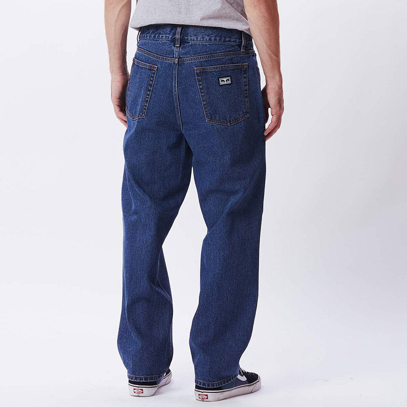 Obey Hardwork Denim Pants Stonewash Indigo