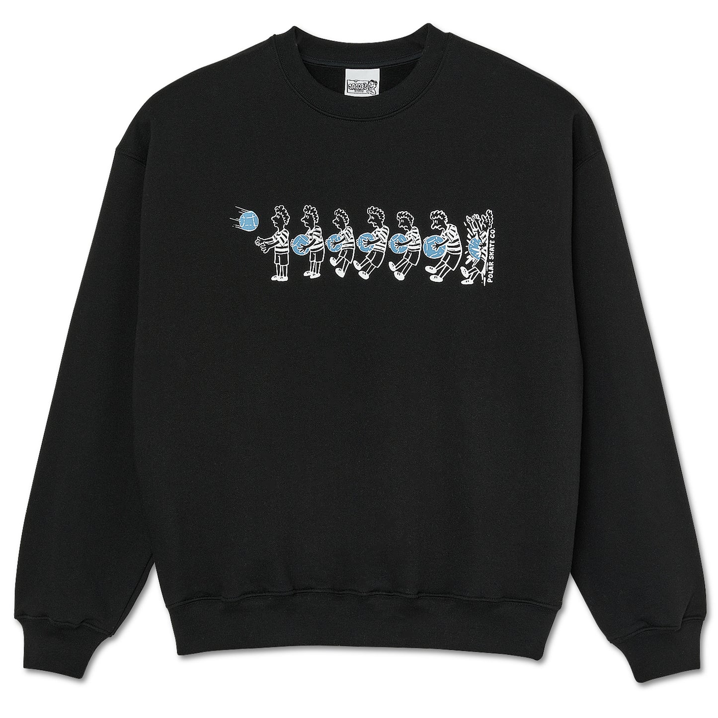 Polar Basketball Crewneck Sweater Black
