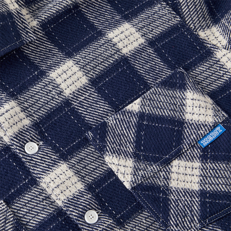 Polar Big Boy Flannel Shirt Rich Navy
