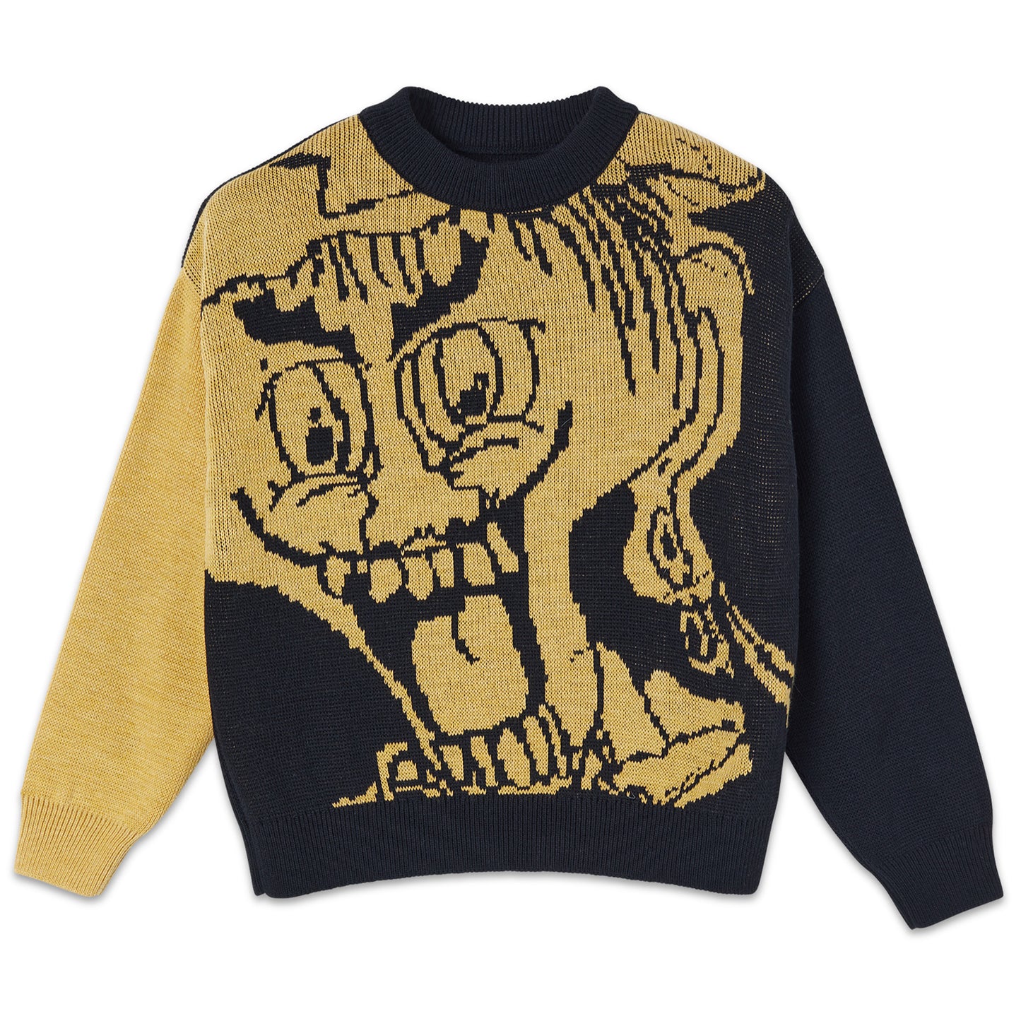 Polar Emile Knit Sweater Black/Yellow