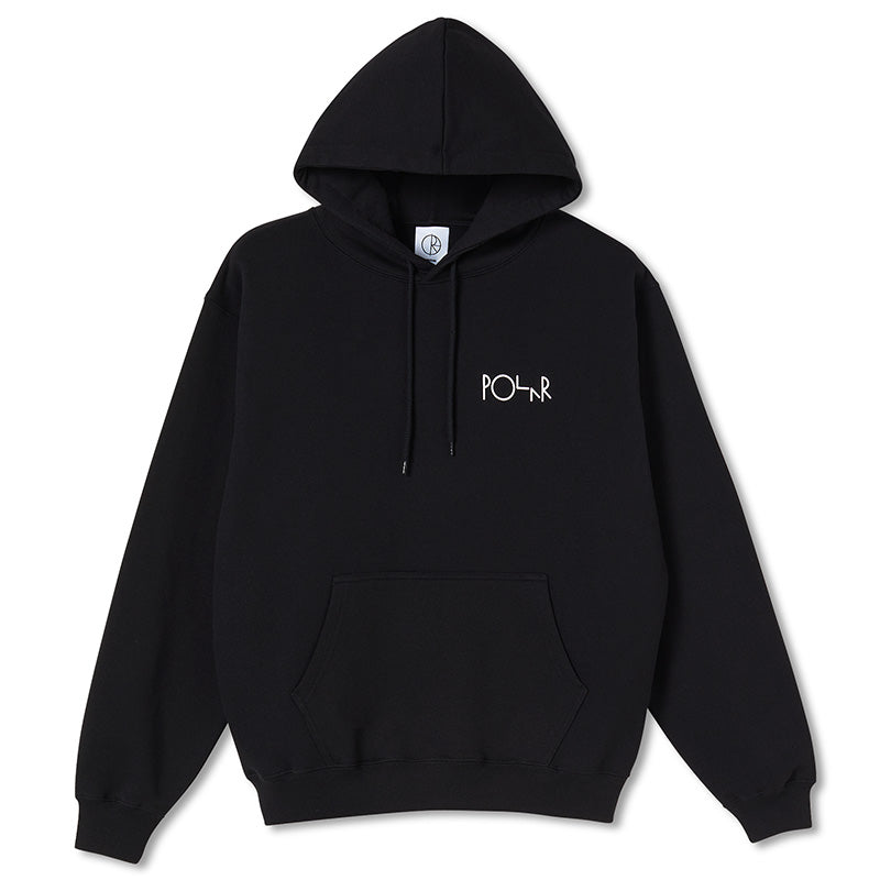 Polar Fill Logo Hoodie Black