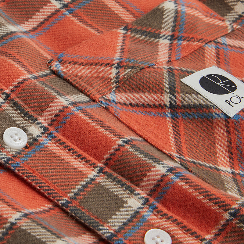 Polar Flannel Shirt Orange
