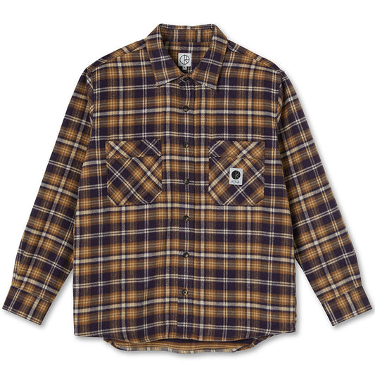Polar Flannel Shirt Plum