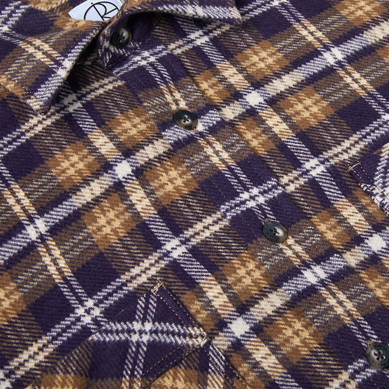 Polar Flannel Shirt Plum