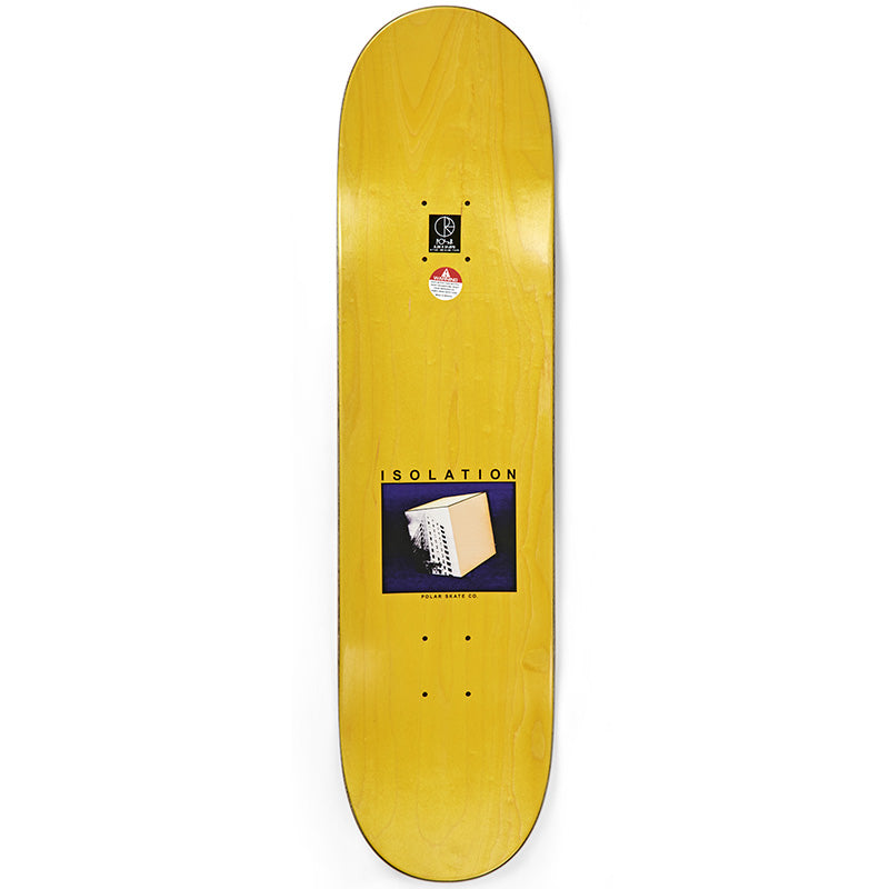 Polar Hjalte Halberg Isolation Skateboard Deck White 8.25