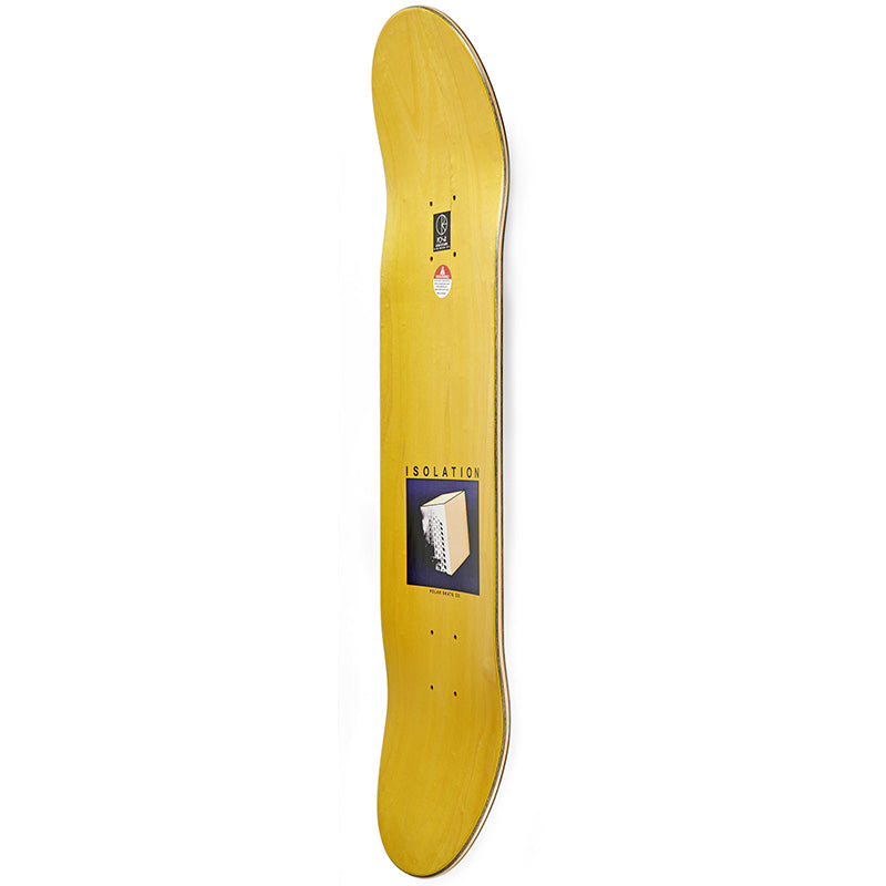 Polar Hjalte Halberg Isolation Skateboard Deck White 8.25