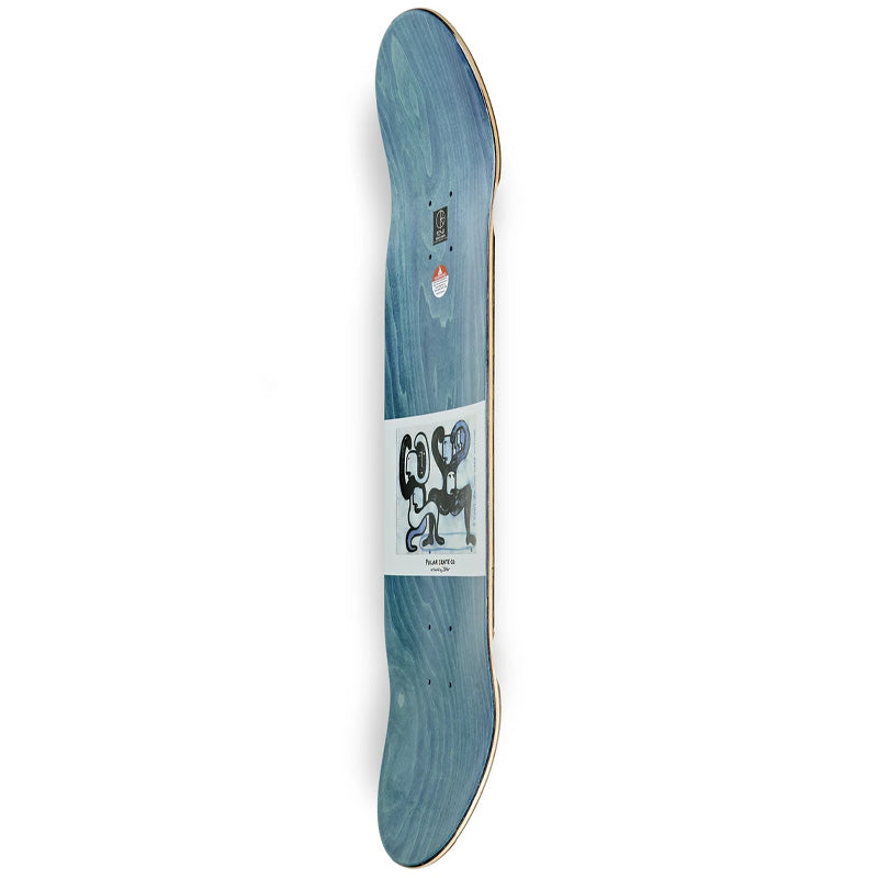 Polar Hjalte Halberg Lurking Skateboard Deck White 8.25